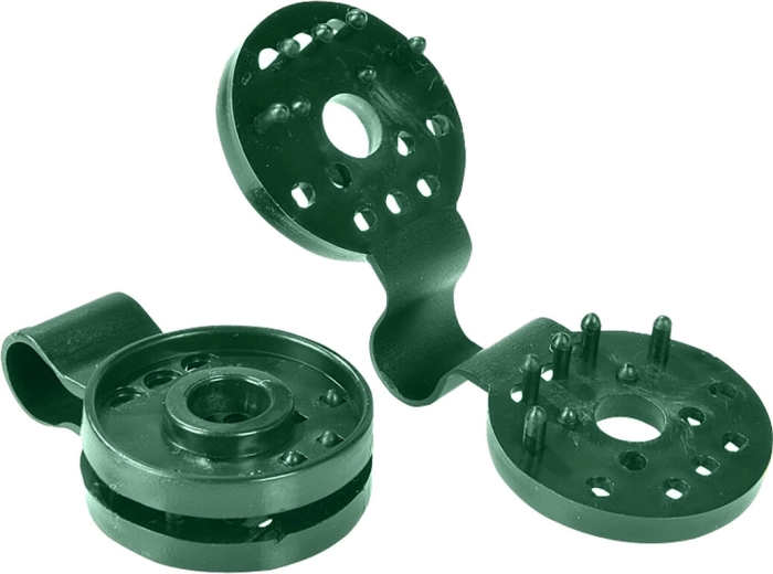 Pritrdilna sponka za tkano senčilno mrežo PE z UV zaščito, 10,2 × 4 cm (20 kos)