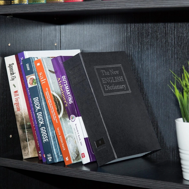 Sef skrit v knjigi s ključem 18 × 11,5 × 5,6 cm