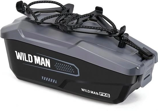 WILD MAN torbica na okvir kolesa z nosilcem za telefon FK6 sivo-črna