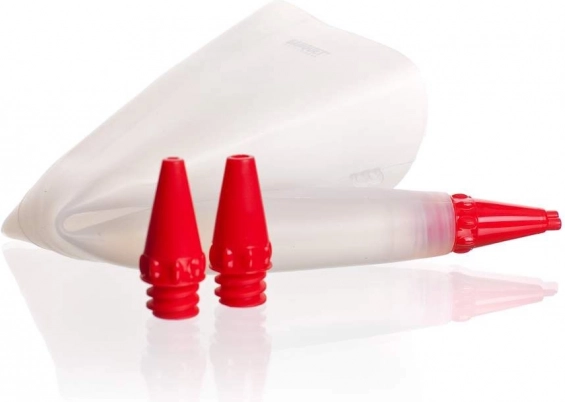 Silikonski dekorator 30,5 cm rdeč