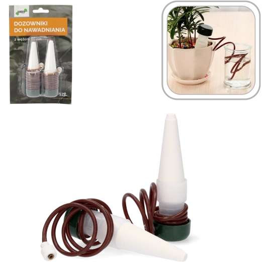 Set 2 namakalnih dozirnikov s cevko 80 cm