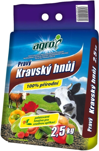 Pravi kravji gnoj granuliran 2,5 kg Agro