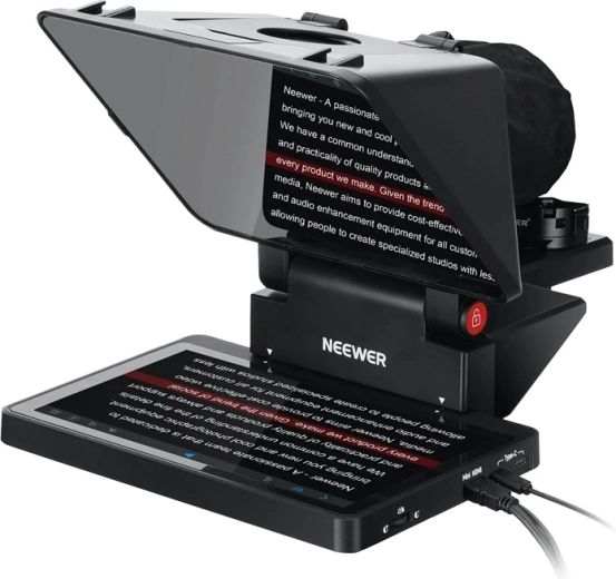 Neewer teleprompter X11 z vgrajenim monitorjem TM8