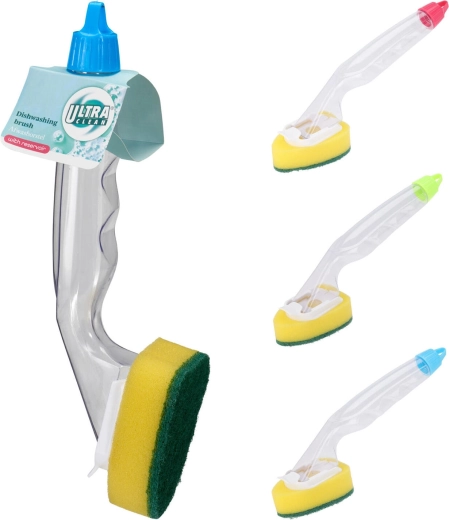 Goba za pomivanje posode z rezervoarjem za detergent 25 cm