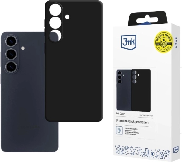 Mat etui za Samsung Galaxy S26+ črno