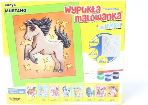 Mirage Hobby 3D slikanje – ponij mustang + spomin