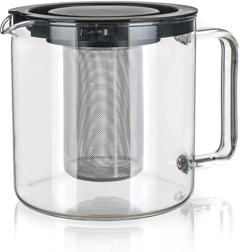 Steklena čajna konvica 1,3 l z nerjavnim filtrom SIMAX FROM