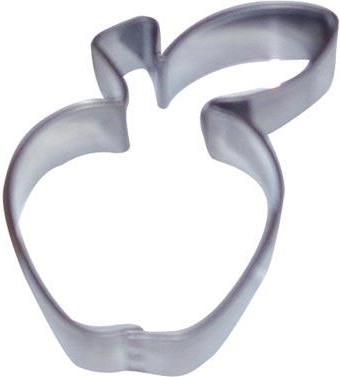 Nerjavno jekleno modelno rezilo za piškote jabolko, set 10 kos