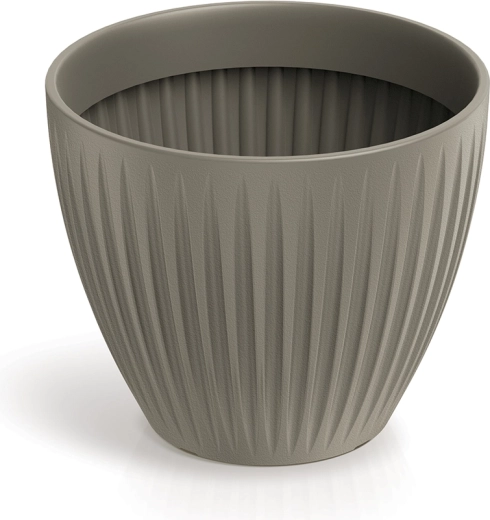 Cvetlični lonec Latia Round 30 cm moka