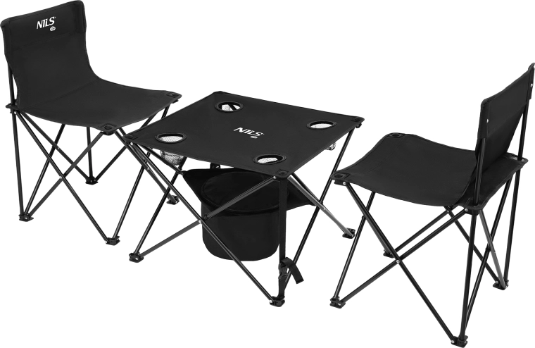 Kamping komplet mize in 2 stolov NILS Camp