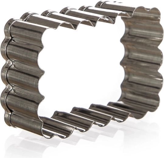 Culinaria cookie cutter rectangle serrated 4.8 × 3.5 cm - 1 piece
