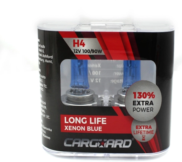 Halogenska žarnica CARGUARD H4 Long Life Xenon Blue 12 V 100/90 W – 1 kos