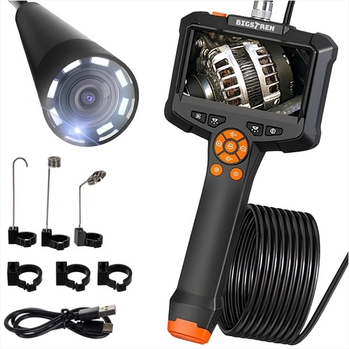 Bigstren inspection endoscope camera 5 m with display Full HD IP67