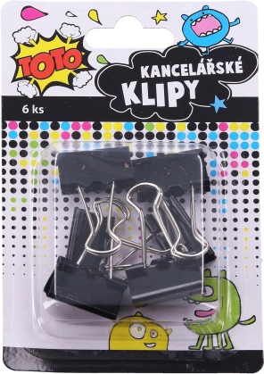 Pisarniške sponke 25 mm, 6 kosov