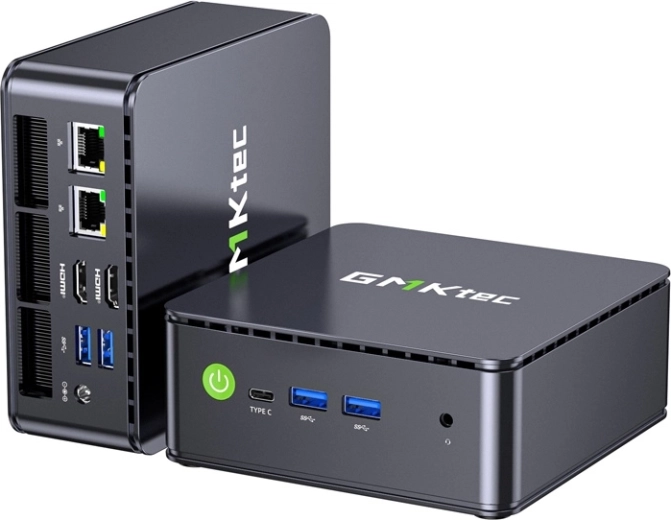 Mini PC GMKtec G11 s procesorjem AMD Ryzen Embedded R2514, 16 GB RAM, 512 GB SSD in Windows 11 Pro