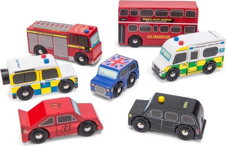 Leseni londonski avtomobilčki Le Toy Van