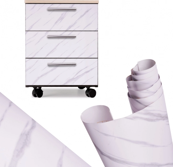 Samolepilna folija beli marmor Jazz 1,22 × 50 m