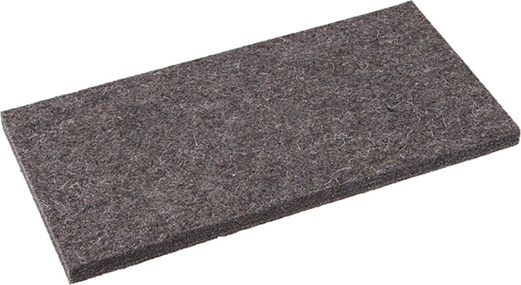 Nadomestni črni filc za gladilko 250 × 130 × 10 mm