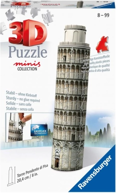 Ravensburger 3D sestavljanka z motivom poševnega stolpa v Pisi