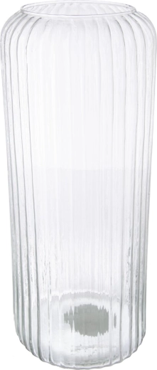 Steklena vaza iz recikliranega stekla 15 × 15 × 37 cm
