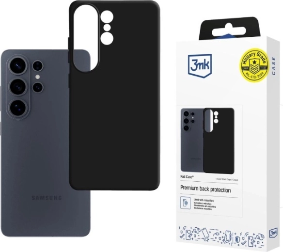 Mat etui 3mk Matt Case za Samsung Galaxy S26 Ultra – črn