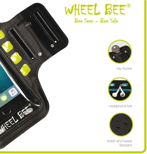 Wheel-Bee tekaški ovitek za nadlaket z LED Night Hawk