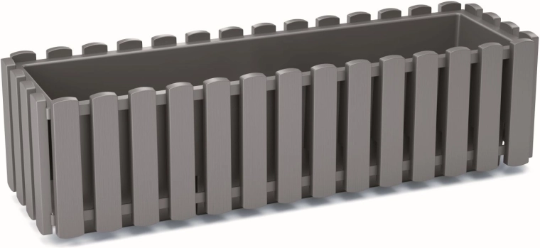 Samonamakalno balkonsko korito sivi kamen 58 cm