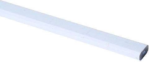 Tesarska svinčnica 25 cm HB, bela (12 kos)