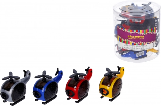 Šilček s posodico v obliki helikopterja