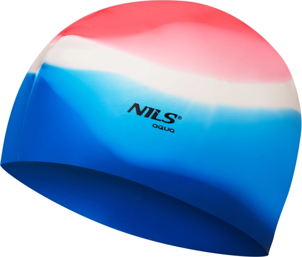 Silikonska plavalna kapa NILS Aqua multicolor
