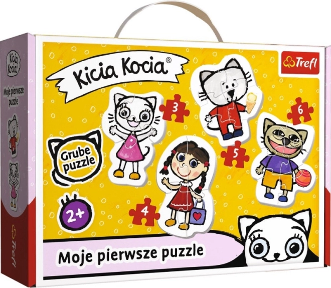Moje prve puzzle KICIA KOCIA TREFL Baby 2+