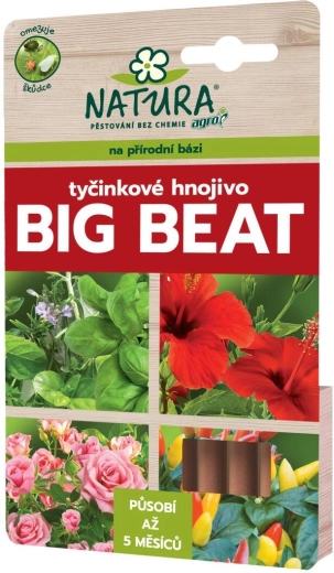 Natura paličasto gnojilo Big Beat 12 kos