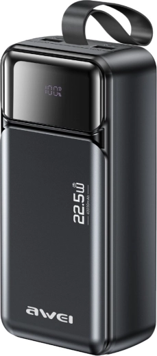 Powerbanka Awei PA-105 40.000 mAh 22,5 W s PD in LED-zaslonom - 1 kos