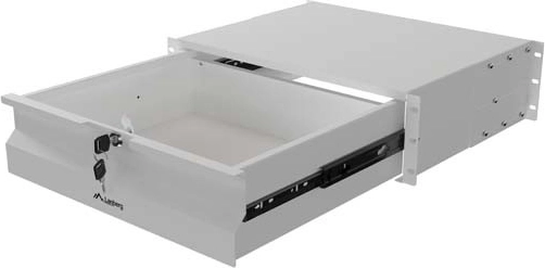 Lanberg predalnik za rack 19" 3U 360 mm siv