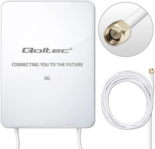Smerna zunanja 5G LTE antena 16 dBi s SMA konektorjem (3300–3800 MHz), 3 m kabel, IP67
