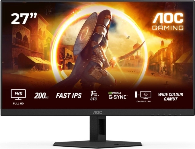 AOC 27G4HRE 27" igralni monitor Fast IPS 200 Hz z zvočniki