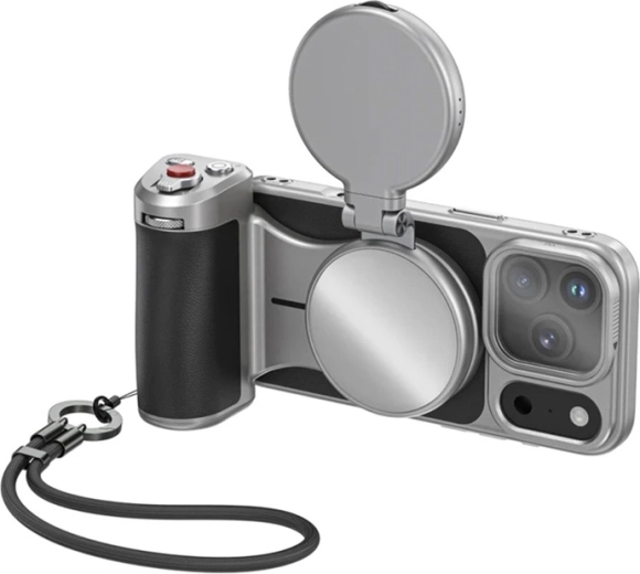 TELESIN Master grip creator combo pro iPhone 17 Pro Max z osvetlitvijo in UV filtrom