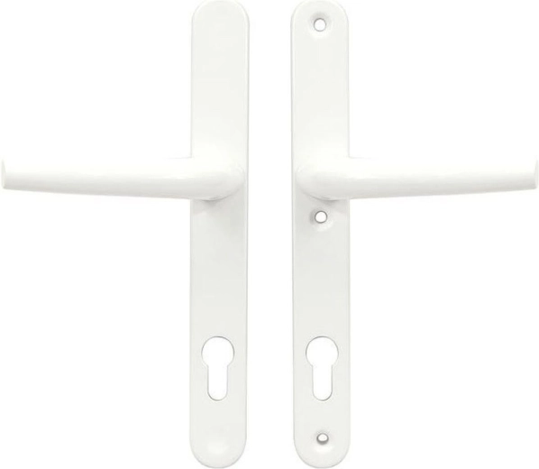 Okovje za plastična vrata kljuka/kljuka 92 mm belo RICHTER
