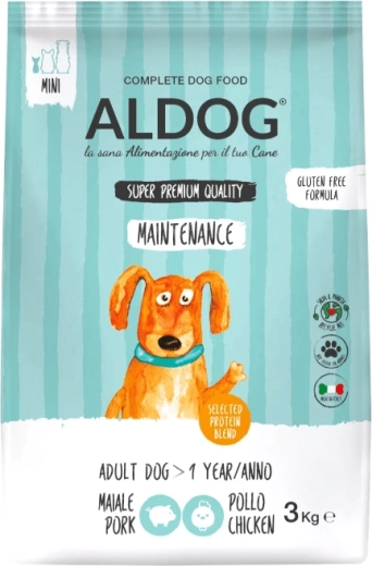 Aldog Maintenance Mini briketi za aktivne odrasle pse majhnih pasem 3 kg