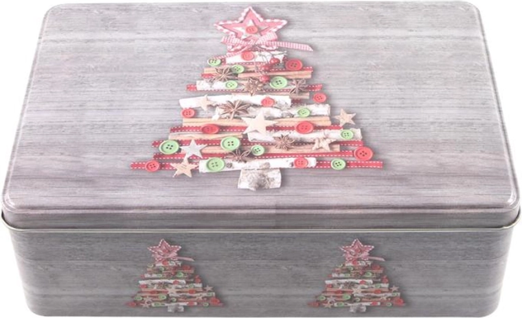 Posoda za piškote z božičnim motivom 20 × 13 × 6,8 cm