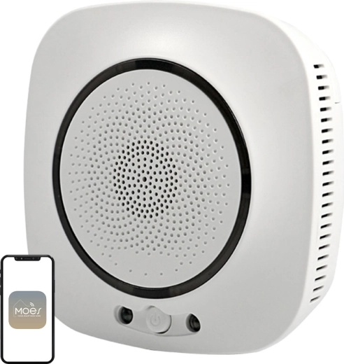 Detektor ogljikovega monoksida Moes WSS-CO Wi‑Fi – 1 kos