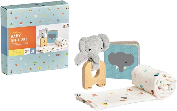 Darilni komplet za dojenčke slon PETIT COLLAGE