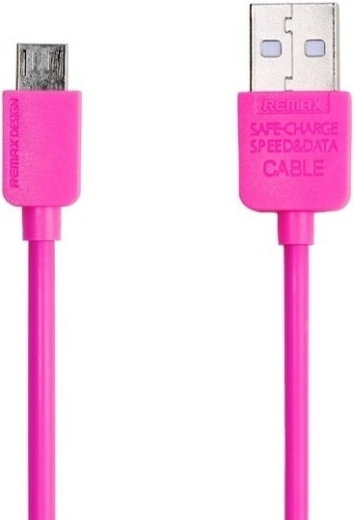 Rožnat micro USB kabel 1 m REMAX
