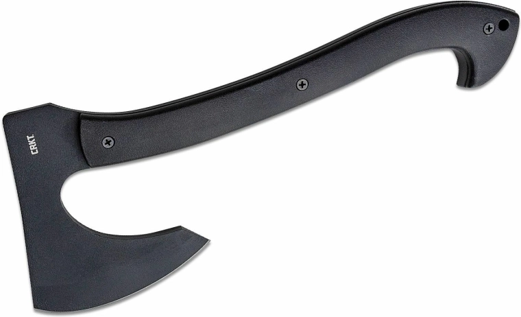 CRKT Skeggox sekira z etuijem, ročaj GRN, črna