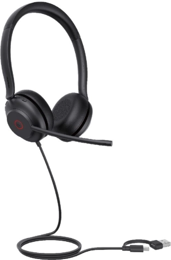 Yealink UH35 Dual Teams USB‑C/USB‑A žična naglavna slušalka