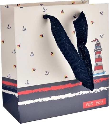 Darilna papirnata vrečka SEA 14 × 7 × 15 cm