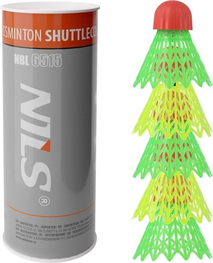 Crossminton žogice NILS NBL6515, 5 kos