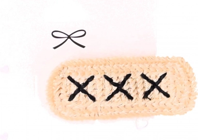 Komplet očarljivih lasnic 10 kosov - bež, boho stil