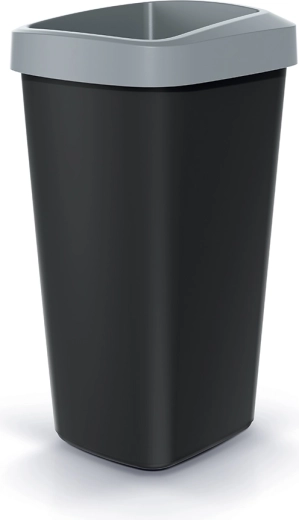 Koš za odpadke Compacta Q Drop 25 l svetlo siv