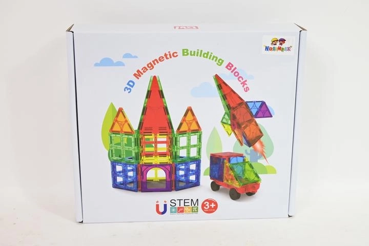 Magnetne 3D gradbene kocke – 30 kosov